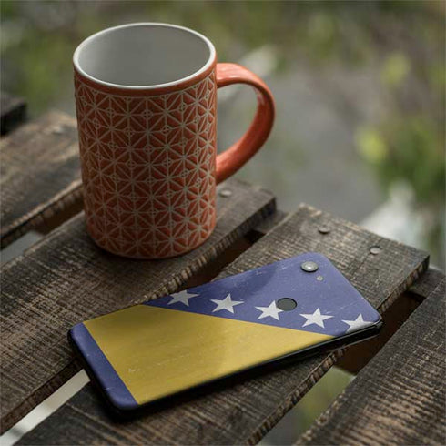 Bosnia and Herzegovina Flag Distressed Google Pixel 3a XL Skin